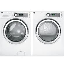 GE Stackable Front Load Steam Washer & Electric Dryer - White (GFWS1500DWW & GFMS150EDWW)