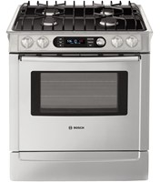 Bosch 30in Dual Fuel Slide In Range - Stainless Steel (HDI7282C)