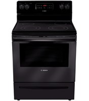 Bosch 30in Freestanding Electric Range - Black (HES3063C)