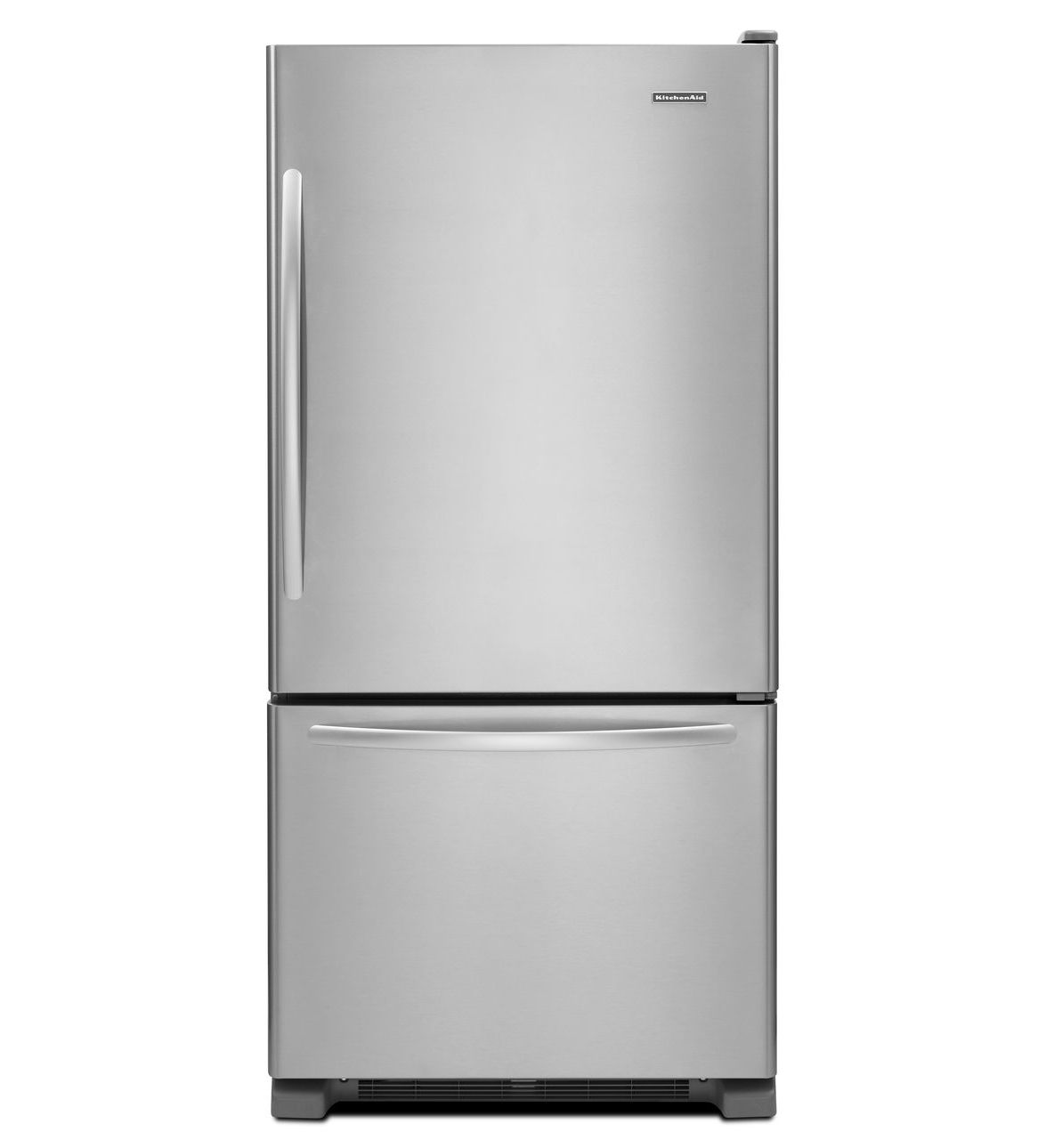 KitchenAid 30in Bottom Mount Refrigerator - Monochromatic Stainless Steel (KBRS19KCMS) - PROMO  May 29 - July 2