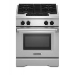 KitchenAid 30in Commercial-Style Dual Fuel Range - Stainless Steel (KDRS407VSS) - PROMO  May 29 - July 2
