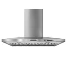 KitchenAid 36in Wall Mount Chimney Hood - Stainless Steel (KXW4336YSS)