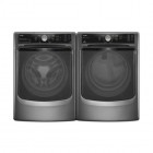 Maytag Maxima Stackable Front Load Steam Washer & Dryer - Granite (MHW4200BG & YMED4200BG)
