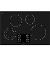 Bosch 30in Electric Cooktop - Black (NEM3064UC)