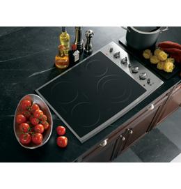 GE Profile 30in Built In CleanDesign Electric Cooktop - Stainless Steel (PCP932SMSS)