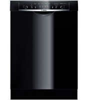 Bosch 24in Ascenta Recessed Handle Dishwasher - Black (SHE3AR56UC)