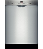 Bosch 24in Ascenta Recessed Handle Dishwasher - Stainless Steel (SHE3AR75UC)