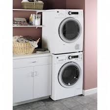 GE Stackable Front Load Washer & Electric Dryer - White (WCVH4800KWW & PCVH480EKWW)