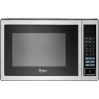 Whirlpool 19in Countertop Microwave - Black on Stainless Steel (WMC11009AS)